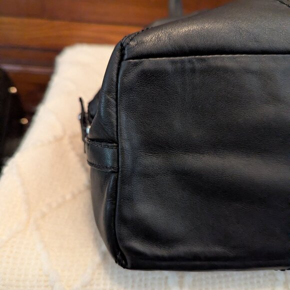 Coach Soho Black Two Way Leather Satchel F172202 - Picture 9 of 15